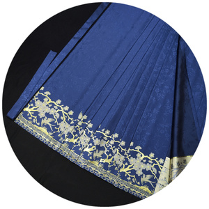 云之羽裳 杏林春燕 织金缎织金纱马面裙汉服明制布料展示