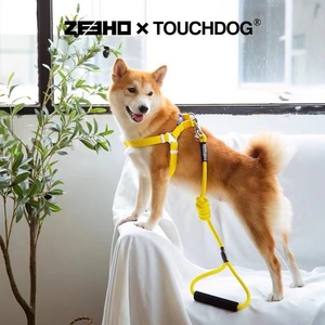 touchdog它它新款狗狗牵引绳胸背项圈套装彩虹攀岩系列宠物用品