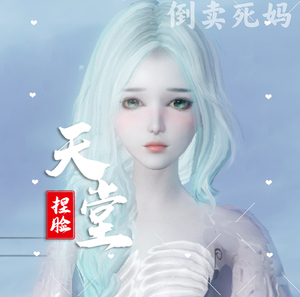 妄想山海捏脸数据人族少女 花信 含体型一键导入 37