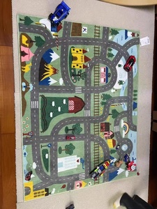 宜家国内代购瓦拉比 地毯 绿色 100x133 厘米居家布艺孩童游戏垫