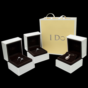 轻奢欧式首饰盒求婚钻戒盒ido钢琴烤漆婚礼戒指盒情侣对戒盒项链