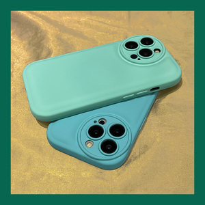 纯色气垫硅胶适用iqoou5手机壳neo5活力版vivoz3液态u1x小清新女s