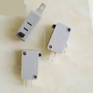 美的微波炉配件门控开关微动开关10-16a适用微波炉电饭煲银触开关