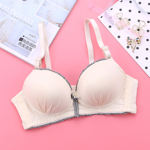 文胸套装聚拢内衣裤女学生高中生发育期少女日系无钢圈收副乳胸罩