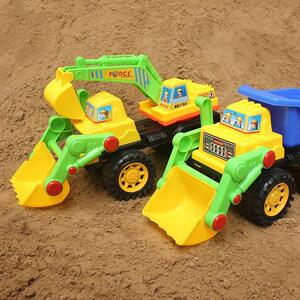 玩具铲车大号套装车大挖土沙滩斗车儿童工程挖土机惯性男孩耐摔翻