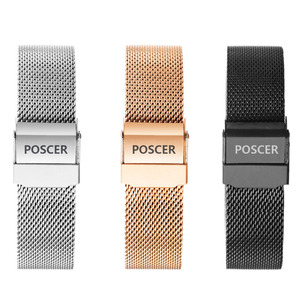 保时捷手表带钢带Poscer/精钢表带50048 6065男女8260L系列手表链