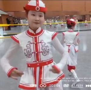 蒙古舞蹈演出服儿童女蒙古族男童蒙袍内蒙古少数民族服装新款套装