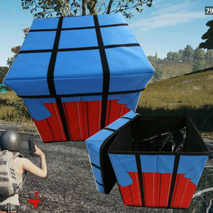 绝地吃鸡周边刺激战场抖音同款求生零食空投箱礼物盒收纳箱空投箱