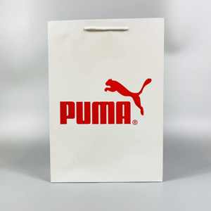 新款 PUMA 彪马 白色卡纸袋手提袋 鞋盒服装购物袋礼品袋潮牌袋子