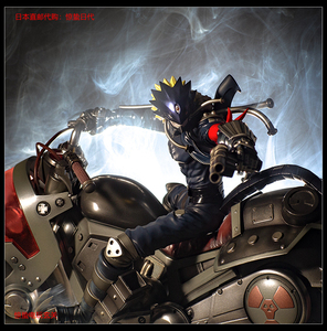 数码宝贝 堕天地狱兽 摩托车 日版手办