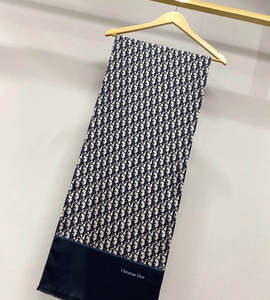 dior 迪奥双面老花蚕丝披肩围巾围巾/丝巾/披肩