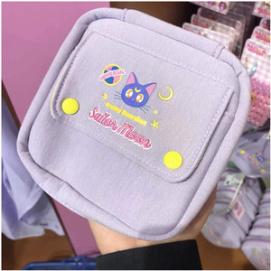 日本新款美少女化妆包可爱卡通收纳包首饰盒便携手拿包随身小物包
