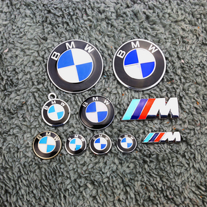 适用于宝马摩托车改装金属立体小车标带背胶可粘贴内饰外观bmw