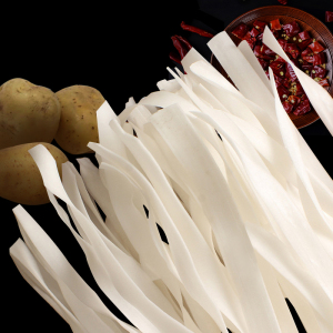 甘肃定西土豆粉条纯洋芋特产火锅宽粉韭叶宽细粉4斤8斤马铃薯粉