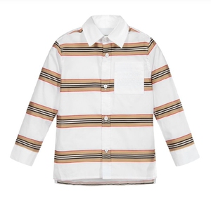 巴宝莉儿童白衬衫