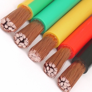 rv/bvr50平方国标纯铜软导体电器智能柜内部连接线黄绿双色接地线