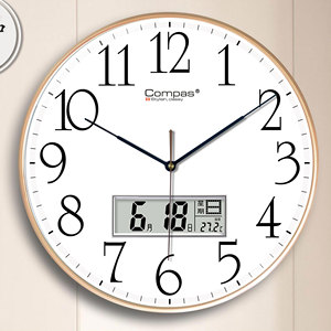 石英钟时尚现代家用日历装饰时钟韩江园阿里巴巴为您推荐康巴斯挂钟