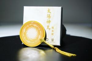成都金沙遗址博物馆太阳神鸟梳妆镜文创产品传统创意礼品