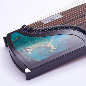 幽韵古筝u502皓月长歌专业考级成人儿童初学者入门油墨画古筝琴