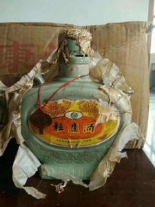 杜康老酒52度80年代浓香型双耳瓷瓶90年代陈年老酒买10送2瓶