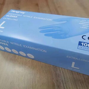 hongray/鸿锐一次性丁腈手套加厚12英寸出口级别,可以出口全世界