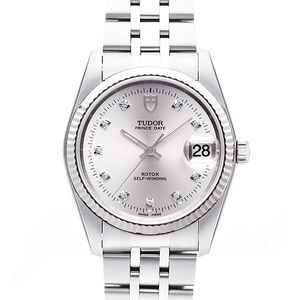 帝舵tudor 王子 74034 间白金 10钻 机械男表 全套99新