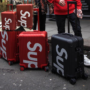 supreme行李箱ins网红旅行箱拉杆箱全铝镁合金万向登机箱original