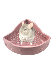 兔子厕所加重陶瓷专用尿盆荷兰猪侏儒兔拉屎盆龙猫大号便盆用品