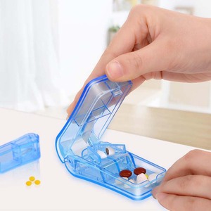 日本切药片神器分药器切药盒切割器药片一分二随身分装一周小药盒