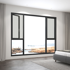 订金 欧铂尼门窗卧室窗户落地窗客厅平开窗纱一体外开窗欧派官方