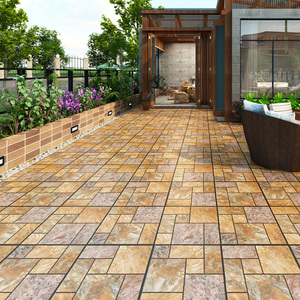 室外阳台防滑瓷砖别墅庭院地砖农村小院子花园车库户外露台地面砖