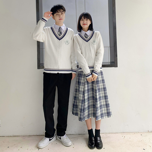 班服套装学院风秋韩国初高中学生校服韩版港风ins冬季合唱演出服