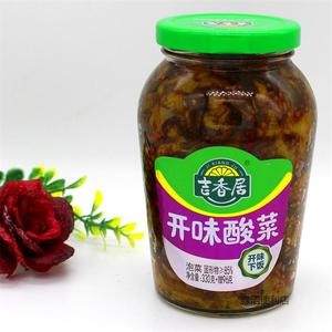 吉香居开味酸菜426g 四川酱菜开胃榨菜泡菜下饭菜【3瓶包邮】