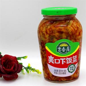 四川吉香居爽口下饭菜426g 酱菜泡菜开胃下饭小菜【3瓶包邮】
