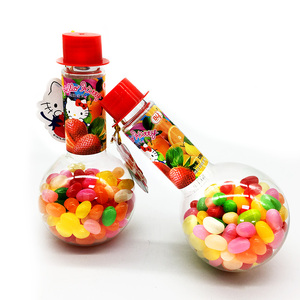 百利佳欢乐豆彩虹糖七彩多味豆小颗粒儿童零食瓶装彩色小糖果