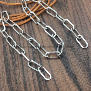 6mm 不锈钢粗链条 方形嘻哈朋克项链手链配件材料 diy手工保色链