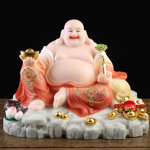 大肚弥勒佛像供奉家用镇宅