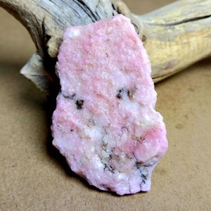 【售罄】和田桃花玉原石戈壁料把件吊坠稀有深粉色原生戈壁紫罗兰