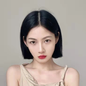 假发女短直发中分刘海波波头发型气质减龄时尚女短发仿真全头套式