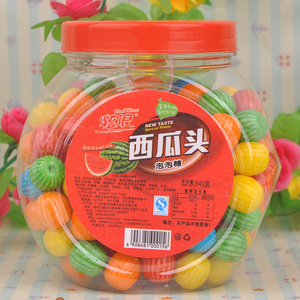 540g炫浪西瓜头泡泡糖果80后经典怀旧儿童回忆口香糖零食品包邮