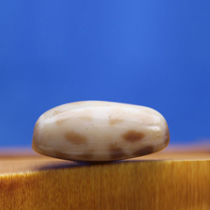 西藏天然玛瑙 至纯白毫金刚杵天珠34*16mm超顶项链吊坠锁骨链手串