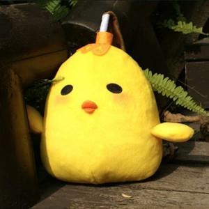 剑网3  剑三周边 黄鸡山庄毛绒玩具 藏剑小黄叽公仔 鸡小萌抱枕