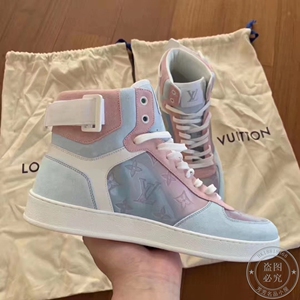 阿段2020新款正品代购 lv路易威登 高帮限量炫彩休闲运动鞋1a5hep