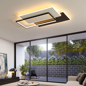 2022新款客厅吸顶灯现代简约大气主卧室房间灯具创意大厅吊顶灯铁