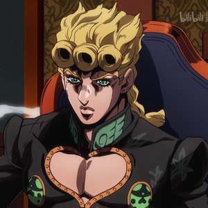 【橙汁计划】乔鲁诺cos 黑色版 黑茸 教父装 jojo的奇妙冒险cos