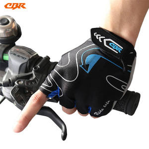新款 CBR骑行自行车手套硅胶半指手套吸湿排汗运动手套透气s024