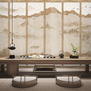 墙布中国风花鸟