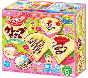 日本食玩可食嘉娜宝kracie可丽饼diy手握饼甜点小伶玩具