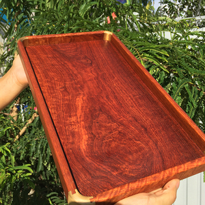 花梨木文承盘茶盘轻奢现代小清新红木都承盘大果紫檀托盘方盘实木