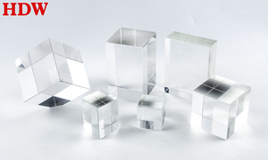特价水晶方体方块正方体定做空白内雕彩印水晶耗材个性订制刻字